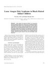 Loose Anagen Hair Syndrome in Black-Haired Indian Children