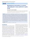 Metabolomic biomarkers in women with polycystic ovary syndrome: a pilot study