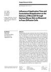 Influence of Application Time and Formulation Reapplication on the Delivery of Minoxidil through Hairless Mouse Skin as Measured in Franz Diffusion Cells