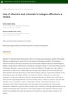 Uso de vitaminas e minerais no eflúvio telógeno: uma revisão