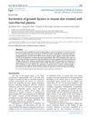Increment of growth factors in mouse skin treated with non-thermal plasma