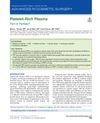 Platelet-Rich Plasma: Applications in Cosmetic Medicine and Surgery