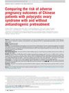 Comparing the risk of adverse pregnancy outcomes of Chinese patients with polycystic ovary syndrome with and without antiandrogenic pretreatment