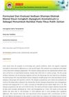 Formulation and Evaluation of Clove Leaf Ethanol Extract Shampoo (Syzygium Aromaticum L) as Hair Growth Promoter in Male White Rats