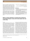 Effects of topical application of growth factors followed by microneedle therapy in women with female pattern hair loss: A pilot study
