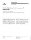 Platelet-Rich Plasma in the Treatment of Hair Disorders