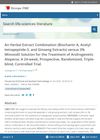 An Herbal Extract Combination (Biochanin A, Acetyl tetrapeptide-3, and Ginseng Extracts) versus 3% Minoxidil Solution for the Treatment of Androgenetic Alopecia: A 24-week, Prospective, Randomized, Triple-blind, Controlled Trial