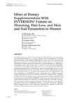 Effect of dietary supplementation with INVERSION® femme on slimming, hair loss, and skin and nail parameters in women