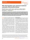 PKC downregulation upon rapamycin treatment attenuates mitochondrial disease