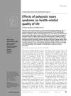 Effects of polycystic ovary syndrome on health-related quality of life