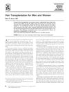 Hair Transplantation for Men and Women