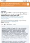 Changes in Kidney Hemodynamics During Gender-Affirming Hormone Therapy in Transgender Individuals - Findings from the KNIGHT Pilot Study