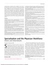 Specialization and the Physician Workforce