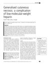 Generalised cutaneous necrosis: a complication of low-molecular-weight heparin