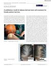 A preliminary result of adipose derived stem cell treatment for female pattern hair loss