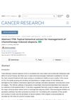 Abstract 1718: Topical botanical extract for management of chemotherapy-induced alopecia.