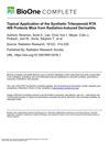 Topical Application of the Synthetic Triterpenoid RTA 408 Protects Mice from Radiation-Induced Dermatitis