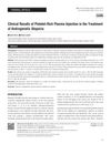 Clinical Results of Platelet-Rich Plasma Injection in the Treatment of Androgenetic Alopecia