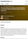 Dimethylsiloxane polymers for the effective transdermal delivery of Minoxidil in hair loss treatment