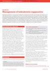 Management of hidradenitis suppurativa:
