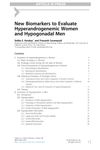 New Biomarkers to Evaluate Hyperandrogenemic Women and Hypogonadal Men