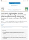 Associations of prenatal and postnatal exposure to perfluoroalkyl substances with pubertal development and reproductive hormones in females and males: The HOME study