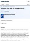 Aesthetic Principles for Hair Restoration