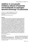 Additive in vivo growth-inhibitory effects of flutamide and finasteride on androgen-sensitive Shionogi 115 carcinoma