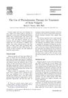The Use of Photodynamic Therapy for Treatment of Acne Vulgaris