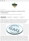 ISHRS Legal Update: Delegation of Surgery in Hair Transplantation