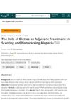 The Role of Diet as an Adjuvant Treatment in Scarring and Nonscarring Alopecia
