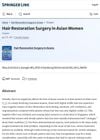 Hair Restoration Surgery in Asian Women