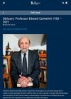 Obituary: Professor Edward Carmeliet 1930 – 2021