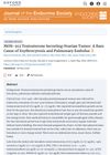 MON-913 Testosterone Secreting Ovarian Tumor: A Rare Cause of Erythrocytosis and Pulmonary Embolus