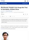 Blockbuster Weight-Loss Drugs Not Tied to Suicidality, Studies Show