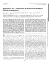 Estimating the Contribution of the Prostate to Blood Dihydrotestosterone