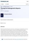 Therapy for Androgenetic Alopecia