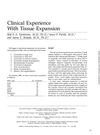 Clinical Experience With Tissue Expansion