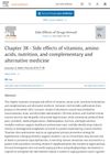 Side effects of vitamins, amino acids, nutrition, and complementary and alternative medicine