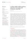 LncRNA-miRNA-mRNA regulatory networks in skin aging and therapeutic potentials