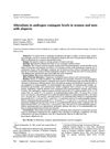 Alterations in androgen conjugate levels in women and men with alopecia