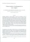 Clinical markers of androgenicity in acne vulgaris