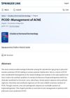 PCOD-Management of ACNE