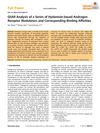 QSAR Analysis of a Series of Hydantoin‐based Androgen Receptor Modulators and Corresponding Binding Affinities