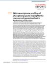 Skin transcriptome profiling of Changthangi goats highlights the relevance of genes involved in Pashmina production