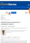 Guidelines Based Management of Androgenetic Alopecia