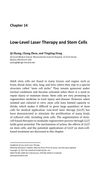 Chapter 14 Low-Level Laser Therapy and Stem Cells