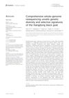 Comprehensive whole-genome resequencing unveils genetic diversity and selective signatures of the Xiangdong black goat