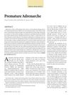 Premature Adrenarche: Early Maturation of Adrenal Glands in Children