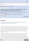 Supplementation and hair growth: A retrospective chart review of patients with alopecia and laboratory abnormalities